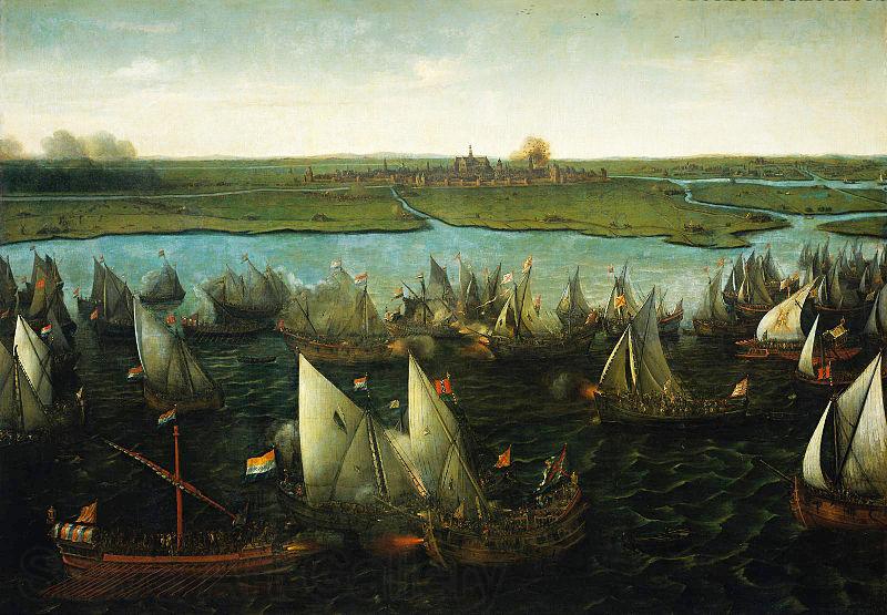 Hendrik Cornelisz. Vroom Battle of Haarlemmermeer, 26 May 1573 Norge oil painting art